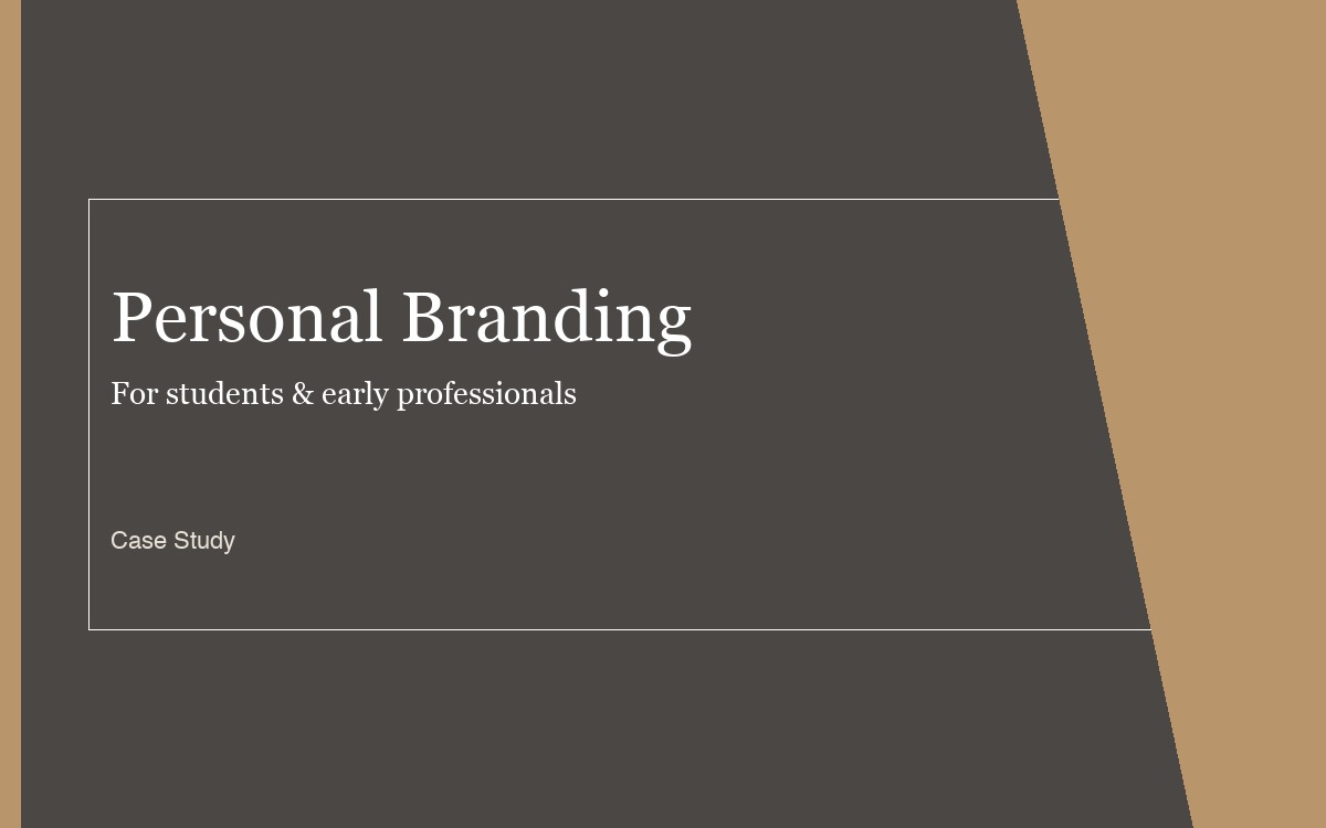 Personal branding for students